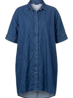 COS Mini Denim Shirt Dress - size small